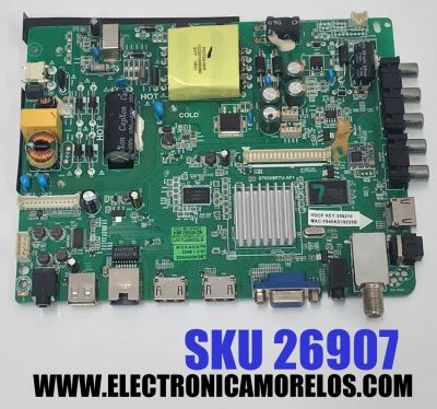 MAIN FUENTE COMBO PARA TV WESTINGHOUSE ORIGINAL / NUMERO DE PARTE 110105001929 / ST6308RTU-AP1 / 1602-16070046-2 / 21005006 / PANEL LSC400HN02 / MODELO WD40FB2530