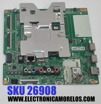 MAIN PARA TV LG ORIGINAL 4K UHD HDR SMART TV / NUMERO DE PARTE EBU64812602 / EAX67872805 / EAX67872805(1.1) / 64812602 / PANEL NC490DGG AAGP1 / MODELO 49UK6250PUB / 49UK6250PUB.BWMWLJM