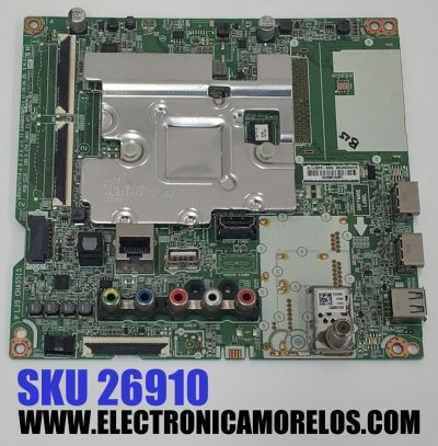 MAIN PARA TV LG ORIGINAL 4K UHD HDR SMART TV / NUMERO DE PARTE EBU6502219 / EAX68253605 / EAX68253605(1.1) / 6502219 / PANEL NC430DGG-ABGX1 / MODELO 43UM6910PUA / 43UM6910PUA.BUSGLJM