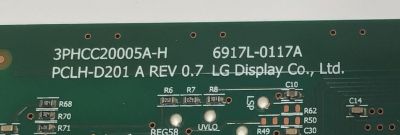 LED DRIVER PARA TV LG ORIGINAL / NUMERO DE PARTE 6917L-0117A / 3PHCC20005A-H / PCLH-D201 A REV 0.7 / PANEL LC470EUN / DISPLAY LC470EUN (SF)(F2) / MODELO 47GA6400 / 47GA6400-UD / 47GA6400-UD.BUSYLMR - Imagen 3