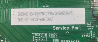 MAIN PARA TV TCL ORIGINAL 4K UHD HDR QLED GOOGLE TV / NUMERO DE PARTE 30800-001054 / 40-R51MP7-MAC2HG / 11602-500876 / 30801-001046 / V8-R51MT08-LF / PANEL LVU650NDEL / MODELO 65Q670G - Imagen 3