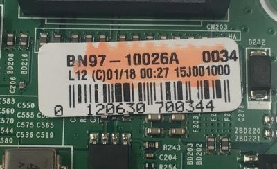 MAIN PARA TV SAMSUNG ORIGINAL / NUMERO DE PARTE BN94-09147N / BN41-02328B / BN41-02328 / BN97-10026A / BN9409147N / MODELO UN78JS9100FXZ - Imagen 3