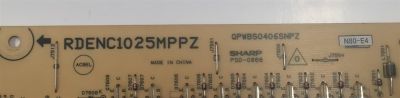 FUENTE DE PODER PARA MONITOR SHARP ORIGINAL / NUMERO DE PARTE RDENC1025MPPZ / QPWBS04065NPZ / PSD-0868 / N80-E4 / 21-000027A / MODELO L802B 80" - Imagen 3