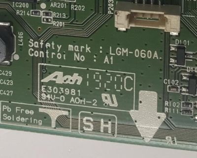 MAIN PARA MONITOR LG ORIGINAL / NUMERO DE PARTE 9G1M034K-0004 / EAX68283501 / LGM-060A / EAX68283501(1.3) / NP95T102BG / PANEL LM250WW1 (SS)(A2) / MODELO 25UM58 / 25UM58-P / 25UM58-PF.AUSHRSN - Imagen 3