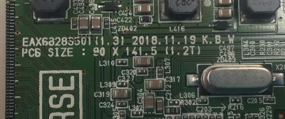 MAIN PARA MONITOR LG ORIGINAL / NUMERO DE PARTE 9G1M034K-0004 / EAX68283501 / LGM-060A / EAX68283501(1.3) / NP95T102BG / PANEL LM250WW1 (SS)(A2) / MODELO 25UM58 / 25UM58-P / 25UM58-PF.AUSHRSN - Imagen 4