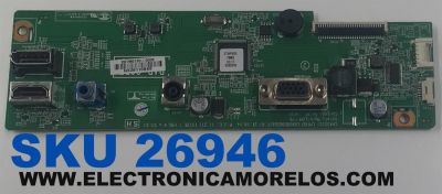 MAIN PARA TV MONITOR ORIGINAL FHD IPS / NUMERO DE PARTE 2G1M013C-0006 / EAX69506504 / LM16-175 / EAX69506504(1.0) / NX26110B8S / PANEL LGM270PC4 / DISPLAY LC270LF3L 02 / MODELO 27MP60G / 27MP60G-B / 27MP60G-BY.AUMZJSN