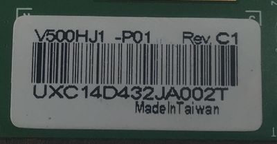 MAIN PARA TV ORIGINAL / NUMERO DE PARTE 510-130408253 / 8D3V001Q500M001-03365 / M28/G41011/11 / DISPLAY V500HJ1-P01 REV.C1 / MODELO 50" - Imagen 2