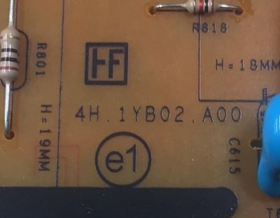 FUENTE DE PODER PARA MONITOR DELL ORIGINAL / NUMERO DE PARTE 5E1YB002003 / 4H.1YB02.A00 / 01100237 / NFATF2D / 1059768 REV:A00C / PANEL HT215F01-100 / MODELO E2213HB - Imagen 3