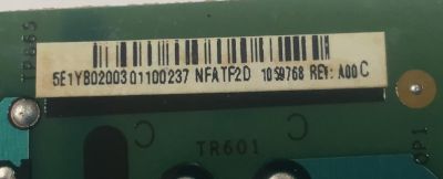 FUENTE DE PODER PARA MONITOR DELL ORIGINAL / NUMERO DE PARTE 5E1YB002003 / 4H.1YB02.A00 / 01100237 / NFATF2D / 1059768 REV:A00C / PANEL HT215F01-100 / MODELO E2213HB - Imagen 2