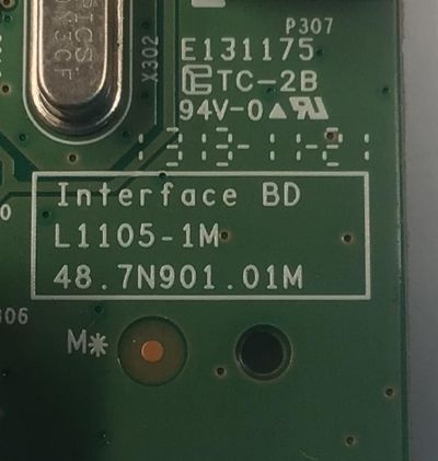 MAIN PARA MONITOR DELL ORIGINAL / NUMERO DE PARTE 22032441 / 48.7N901.01M / L1105-1M / 65.7N9Z1.010 / D311I07214 / PANEL LM230WF5 (TL)(F4) / MODELO P2312HT - Imagen 2