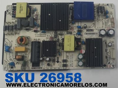FUENTE DE PODER PARA TV SEIKI ORIGINAL / NUMERO DE PARTE 34018762 / PW.108W2.801 / KR17-0215ZJ / A18010115-0P02707 / PANEL LSC490FN02-H03 / MODELO SC-49UK700N