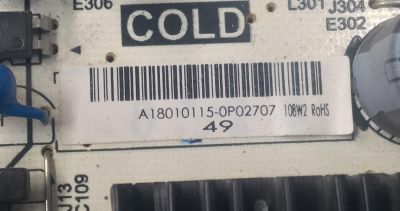 FUENTE DE PODER PARA TV SEIKI ORIGINAL / NUMERO DE PARTE 34018762 / PW.108W2.801 / KR17-0215ZJ / A18010115-0P02707 / PANEL LSC490FN02-H03 / MODELO SC-49UK700N - Imagen 2
