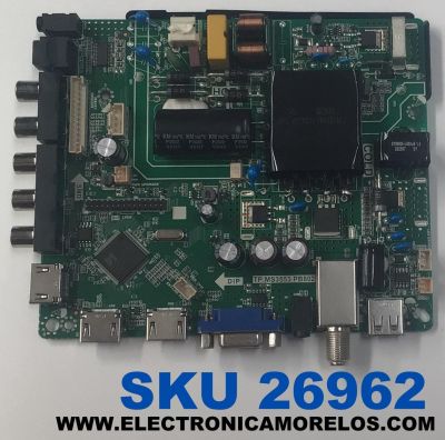 MAIN FUENTE COMBO PARA TV SCEPTRE ORIGINAL / NUMERO DE PARTE  DXCK202005-042 / TP.MS3553.PB802 / 1.05.01.C010162-000 / C20070662-0A00794 / DISPLAY PT430CT03-2 VER.1.0 / MODELO H43 / X435BV