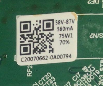 MAIN FUENTE COMBO PARA TV SCEPTRE ORIGINAL / NUMERO DE PARTE  DXCK202005-042 / TP.MS3553.PB802 / 1.05.01.C010162-000 / C20070662-0A00794 / DISPLAY PT430CT03-2 VER.1.0 / MODELO H43 / X435BV - Imagen 4
