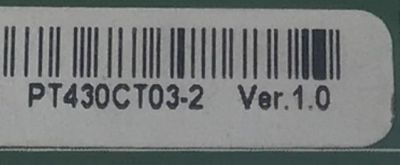 MAIN FUENTE COMBO PARA TV SCEPTRE ORIGINAL / NUMERO DE PARTE  DXCK202005-042 / TP.MS3553.PB802 / 1.05.01.C010162-000 / C20070662-0A00794 / DISPLAY PT430CT03-2 VER.1.0 / MODELO H43 / X435BV - Imagen 5
