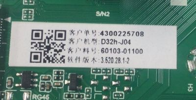 MAIN FUENTE COMBO PARA TV VIZIO ORIGINAL / NUMERO DE PARTE 60103-01100 / TPD.MT5583T.PB752(T) / 4300225708 / N23080029-0A00188 / PANEL BOEI320WU1 / DISPLAY HV320WHB-F56 REV.4.0 / MODELO D32H-J04 / D32H-J09 - Imagen 4