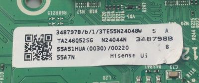 MAIN FUENTE COMBO PARA TV HISENSE ORIGINAL 4K UHD HDR GOOGLE TV / NUMERO DE PARTE 348797 / RSAG7.820.12970/ROH / 55A51HUA / N24044N / 348798 / PANEL HD550H1U71-T0LF / DISPLAY HF550QUB-F20 / MODELO 55A7N / 55A76K - Imagen 5