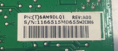 MAIN PARA MONITOR ORIGINAL / NUMERO DE PARTE 6AM9DLQ1 / 715G1565-2-2 / (T)6AM9DLQ1 REV:A00 / 1166515M0655M2C006 / MODELO E176FPc - Imagen 2