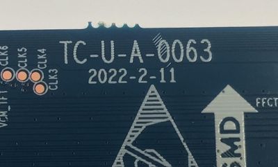 T-CON PARA TV ONN ORIGINAL / NUMERO DE PARTE TC-U-A-0063 / 10001054669 / A9G41C5T002453 / PANEL C500Y19-5C / V500DJ7-QE1 REV.D6 / MODELO 100012585 50" - Imagen 3