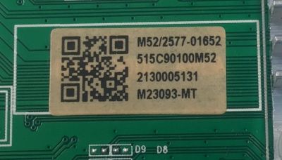 MAIN PARA TV ONN ORIGINAL 4K UHD HDR ROKU TV/ NUMERO DE PARTE 515C90100M52 / MT90100-ZC01-01 / 2130005131 / M23093-MT / M52/2577-01652 / DISPLAY HF500QUB-F20 / MODELO 100133204 50" / 100012585 50" - Imagen 2