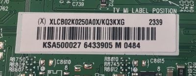 MAIN PARA TV VIZIO ORIGINAL 4K UHD HDR QLED SMARTCAST / NUMERO DE PARTE XLCB02K025 / 715GB778-M0C-B00-004D / (X)XLCB02K0250A0X / KSA500027 / PANEL TPT500WR-DJ7QE1.N / V500DJ7-QE1 REV.D1 / MODELO M50Q6-J01 / M50Q6-J01 LTY6G6UZ - Imagen 3