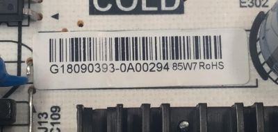 FUENTE DE PODER PARA TV POLAROID ORIGINAL / NUMERO DE PARTE PW.108W2.801 / G18090393 / 0A00294 / PANEL HV430QUB-N4D / MODELO 43GSR4100KL - Imagen 3