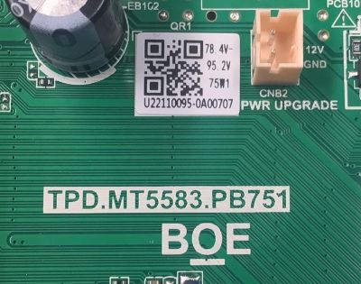 MAIN FUENTE COMBO PARA TV VIZIO ORIGINAL FHD / NUMERO DE PARTE 60103-00831 / TPD.MT5583.PB751 / 4300193645 / U22110095 / D43F-J04 / 192E216030B / PANEL BOEI430WU1 / DISPLAY HV430FHB-F90 / MODELO D43F-J04 / D43F-J04 LBVFC9TZ - Imagen 2