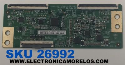 T-CON PARA TV VIZIO ORIGINAL / NUMERO DE PARTE 44-9771580A / 47-6021331 / HV430FHBF90 / E88441 / HV430FHB-GOA / HV430FHB-G0A / 103W1B / PANEL BOEI430WU1 / DISPLAY HV430FHB-F90 / MODELO D43F-J04 / D43F-J04 LBVFC9TZ