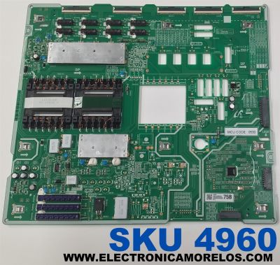 LED DRIVER PARA TV SAMSUNG ORIGINAL / NUMERO DE PARTE BN44-00946A / L75S9NBQ_NHS / BN4400946A / AM5RK5G0582 / PANEL CY-TN075FLAV4H / MODELO QN75Q9FNAFXZA