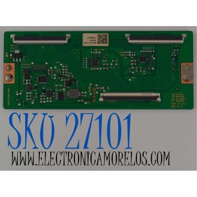 T-CON ORIGINAL PARA TV ONN / NUMERO DE PARTE 513C6571M03 / TV6571-ZC26-01 / TV6571-ZC26-01(A) / KB-6160A / M03-3417-01243 / 20240717 / 2130006379 / DISPLAY HV650QUB-F71 / MODELO 100012587 65"