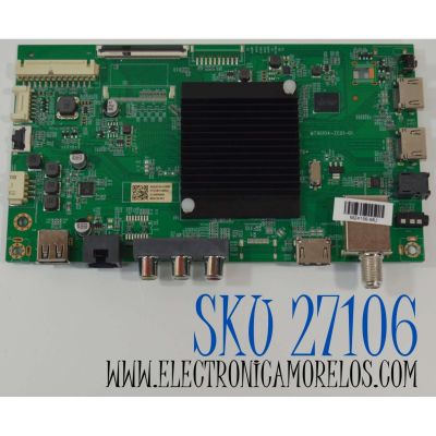 MAIN PARA TV ONN ORIGINAL 4K UHD HDR ROKU TV / NUMERO DE PARTE 515C90104M20 / MT90104-ZC01-01 / M20/9754-02899 / 2130006409 / M24156-MU / DISPLAY JR645R3HA3L / MODELO 100012587 65"