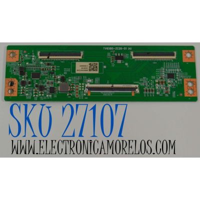 T-CON ORIGINAL PARA TV ONN / VIZIO / NUMERO DE PARTE 513C65B0M06 / TV65B0-ZC26-01 / TV65B0-ZC26-01(A) / M06/9749-02549 / 20240726 / 2130006409 / DISPLAY JR645R3HA3L / MODELO 100012587 65"  / V4K65M-0810
