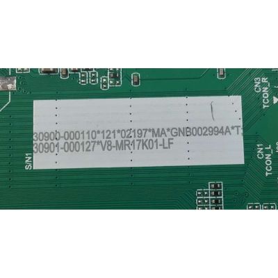 MAIN PARA TV TCL ORIGINAL 4K UHD HDR ROKU TV / NUMERO DE PARTE 30900-00010 / TD.R817T.771 / 30901-000127 / V8-MR17K01-LF / TD.R817T.771 (T) / 1P0509E0224166A0 / PANEL LVU550NDEL / DISPLAY ST5461D12-4 VER.2.2 / MODELO 55S451 - Imagen 3