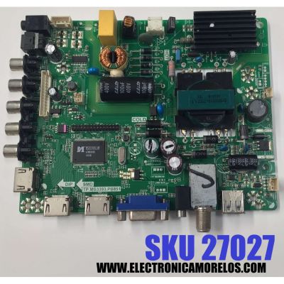 MAIN FUENTE COMBO PARA TV SEIKI ORIGINAL / NUMERO DE PARTE B14031369 / TP.MS3393.PB851 / ST3151A04-5 / F50TPMS3393PB851006 / B14031369-1A01273 / MODELO SE32HY10