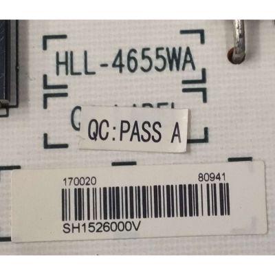 FUENTE DE PODER PARA TV HISENSE ORIGINAL / NUMERO DE PARTE 170020 / RSAG7.820.5482/ROH / HLL-4655WA / SH1526000V / 80941 / MODELO 48K20D - Imagen 2