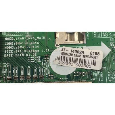 MAIN PARA TV SAMSUNG ORIGINAL 4K UHD HDR QLED SMART TV / NUMERO DE PARTE BN94-13167A / BN41-02634A / BN41-02634 / BN97-14062A / BN9413167A / PANEL CY-TN075FLAV4H / DISPLAY T750VR03.3 / BN96-46182A / MODELO QN75Q9FNAFXZX AA01 - Imagen 2