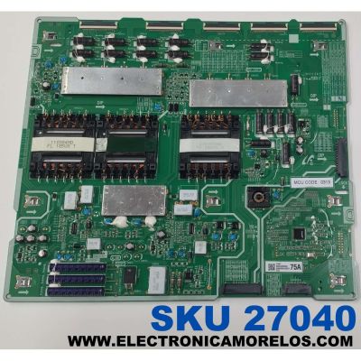 LED DRIVER PARA TV SAMSUNG ORIGINAL / NUMERO DE PARTE BN44-00945A / L75S9NAQ_NHS / AM5RK5U0023 / BN4400945A / PANEL CY-TN075FLAV4H / DISPLAY T750VR03.3 / BN96-46182A / MODELO QN75Q9FNAF /  QN75Q9FNAFXZX / QN75Q9FNAFXZX AA01