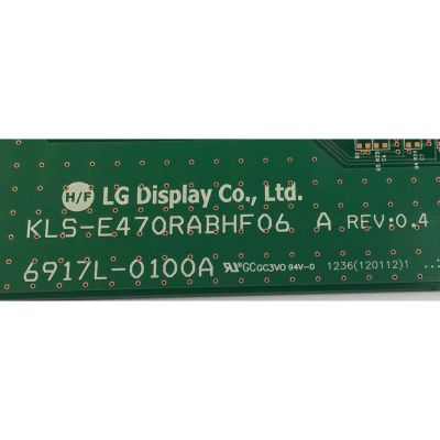 LED DRIVER PARA MONITOR SYSCOM VIDEO ORIGINAL / NUMERO DE PARTE 6917L-0100A / KLS-E470RABHF06 / KLS-E470RABHF06 A RE:0.4 / JDY3 100A0 2059 /  PANEL LC470EUN (FE)(F1) / MODELO EPMON47LED / EPM0N47LED - Imagen 3