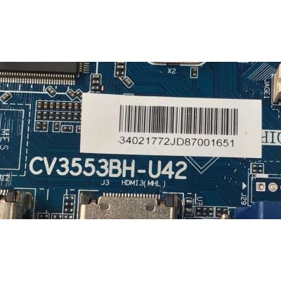 MAIN FUENTE COMBO POLAROID ORIGINAL / NUMERO DE PARTE 200-553-1057H / CV3553BH-U42 / 34021772 / 100841677H / 27180219 / 7.T3553BHU4211.3B6 / PANEL V400HJ6-PE1 / DISPLAY V400HJ6-PE1 REV. CA / MODELO 40GSR3000FB - Imagen 2