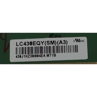 MAIN PARA TV PANASONIC VIERA ORIGINAL 4K UHD SMART TV / NUMERO DE PARTE SVS586SA06-MA200CK / T.MS6586.U782 / V8-MS86MNA-LF1V158 / 1MS586C2ISA / SVS586SA06 / DAM9000744 / DISPLAY LC430EQY (SM)(A3) / MODELO TC-43GX500H - Imagen 2