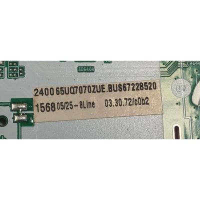 MAIN PARA TV LG ORIGINAL / NUMERO DE PARTE EBT67228520 / EAX69581205 / EAX69581205(1.0) / 67228520 / PANEL NC650TQG-VSKH5 / DISPLAY JR645R3HA97 / MODELO 65UQ7070ZUE / 65UQ7070ZUE.BUSMLKR  - Imagen 3