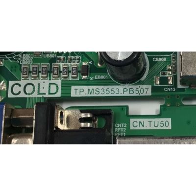 MAIN FUENTE COMBO  PARA TV WESTINGHOUSE ORIGINAL FULL HD/ NUMERO DE PARTE 260104012070 / TP.MS3553.PB507 / 4100078848 / N20020664 / 0A01694 / DISPLAY PT236AT01-1 VER.2.6 / MODELO WD24HB6101 - Imagen 5