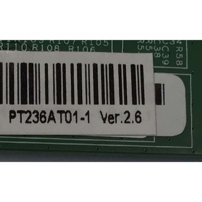 MAIN FUENTE COMBO  PARA TV WESTINGHOUSE ORIGINAL FULL HD/ NUMERO DE PARTE 260104012070 / TP.MS3553.PB507 / 4100078848 / N20020664 / 0A01694 / DISPLAY PT236AT01-1 VER.2.6 / MODELO WD24HB6101 - Imagen 2
