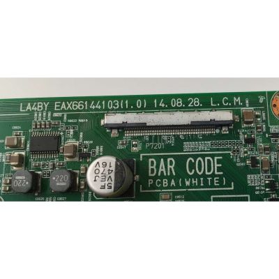 MAIN 32" HOSPITAL GRADE PRO CENTRIC SMART DUAL TUNNER ORIGINAL / NUMERO DE PARTE EBU62984401 / EAX66144103 / EAX66144103(1.0) / 5NEBU0110-004G / 62984401 / XU5N41A84P / DISPLAY ST3151B07-1 / MODELO 32LY770M - Imagen 2