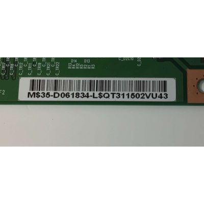 T-CON PARA TV SAMSUNG ORIGINAL / NUMERO DE PARTE 35-D061834 / V400H1-CHA / E88441 / BN81-06719A / PANEL V400H1-LHA REV.C1 / MODELO LN40D630M3FXZA - Imagen 3