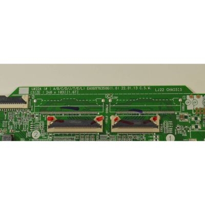 MAIN PARA TV LG ORIGINAL 4K UHD SMART TV / NUMERO DE PARTE EBT67691101 / EAX69763506 / EAX69763506(1.0) / 67691101 / PANEL NC860TQF-ABLH5 / DISPLAY HV860QUB-E1E / MODELO 86UQ7070ZUD / 86UQ7070ZUD.BUSGLKR - Imagen 2