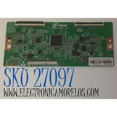 T-CON PARA TV ORIGINAL / NUMERO DE PARTE 8T03D25506HKC / DCBDP-C260A_19 / PT650GT01-1 / 23030 / 902400157 / MODELO 65"