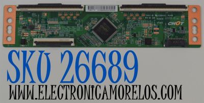 T-CON ORIGINAL ((NUEVA)) PARA TV HISENSE / NUMERO DE PARTE E3CCBB580004 / CV580U1-T01 / E3CCBB5800040G / E88441 / CHOT / 102N2B / PANEL HD580Y1U92-L2\S0\SM\ROH / DISPLAY CV580U1-T01 REV:02 / MODELOS 58R6E3 / 58A6HV