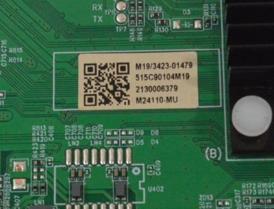 MAIN PARA TV ONN ORIGINAL 4K UHD HDR ROKU TV / NUMERO DE PARTE 515C90104M19 / MT90104-ZC01-01 / M19/3423-01479 / 2130006379 / M24110-MU / DISPLAY HV650QUB-F71 / MODELO 100012587 65" - Imagen 4