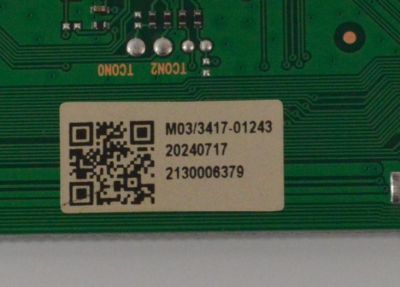 T-CON ORIGINAL PARA TV ONN / NUMERO DE PARTE 513C6571M03 / TV6571-ZC26-01 / TV6571-ZC26-01(A) / KB-6160A / M03-3417-01243 / 20240717 / 2130006379 / DISPLAY HV650QUB-F71 / MODELO 100012587 65" - Imagen 2